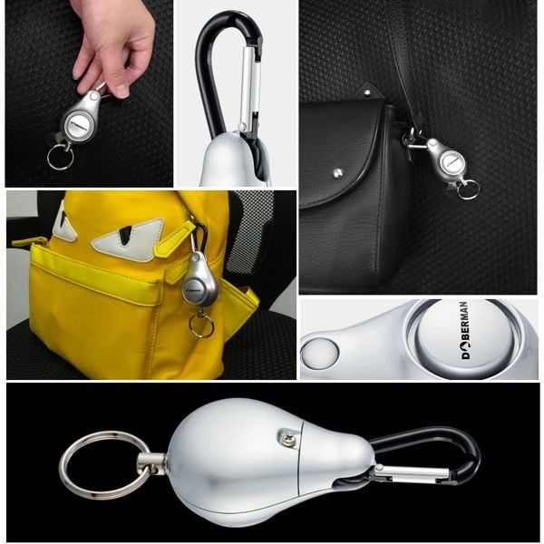 Персональна кишенькова сигналізація сирена Doberman Security SE-0120, срібна, зображення 7