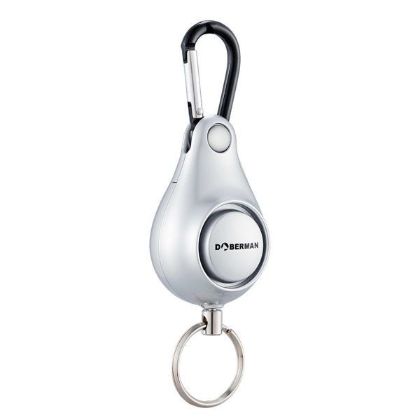 Персональна кишенькова сигналізація сирена Doberman Security SE-0120, срібна, зображення 4