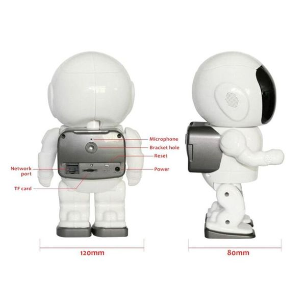 Wifi камера робот Hiseeu QC3-C, 2 мегапікселя, 1080P, поворотна, бездротова, датчик руху, запис, зображення 4