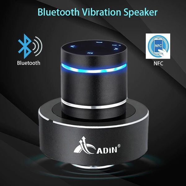 Вібраційна колонка bluetooth портативна 26 Ватт Adin S8BT, дуже потужна, зображення 6