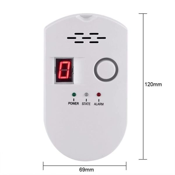 Сигналізатор газу побутовий - датчик витоку газу метану, пропан - бутану Fuers BRJ-502D, зображення 5