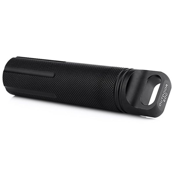 Тубус для зберігання речей водонепроникний з аерокосмічного алюмінію Gymtop SPB-3, чорний, зображення 2