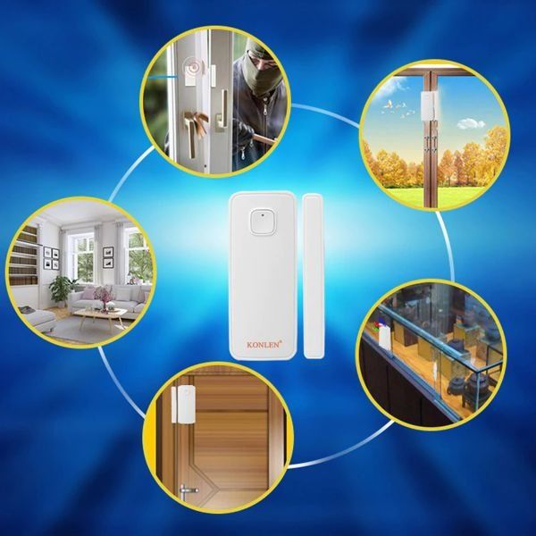 Розумний wifi датчик відкриття дверей або вікон Konlen KL-WD001, Iphone & Android App, зображення 6