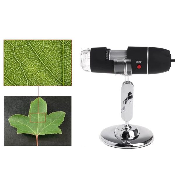 USB мікроскоп електронний цифровий зі збільшенням 1600 x Ootdty DM-1600, підсвічування 8 LED, зображення 3