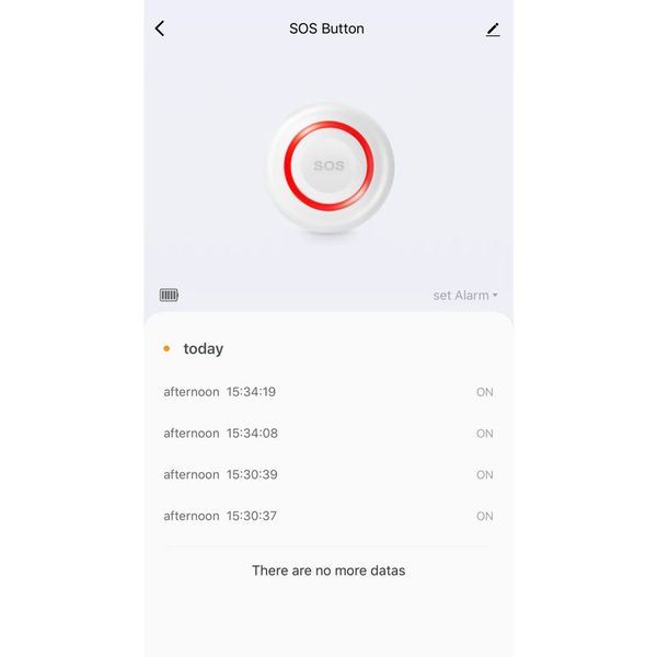 Wifi кнопка SOS для літніх та хворих людей для екстреного виклику допомоги Nectronix SS01, додаток Tuya Smart, зображення 6