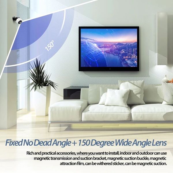 Міні камера wifi Full HD 1080P Wsdcam W8, 2 мегапікселя, батарея на 2 години роботи, зображення 6