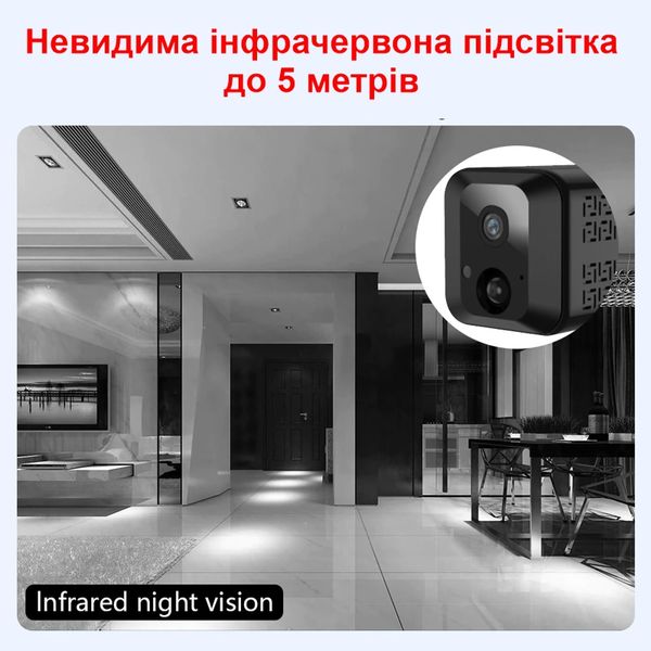 4G міні камера відеоспостереження Nectronix T10, Full HD 1080P, датчик руху, акумулятор 4000 мАч, зображення 4