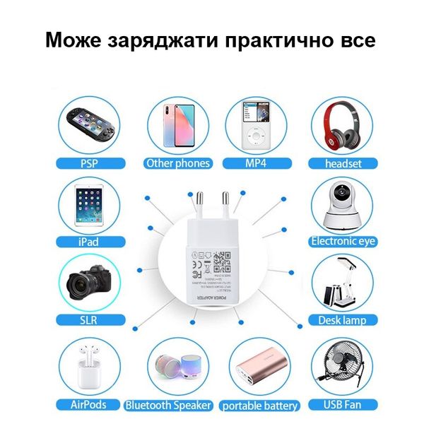 Швидка USB зарядка QC 3.0 5V = 3A, 9V = 2A, 12V = 1.6A, 5 рівнів захисту Nectronix QC11, зображення 5
