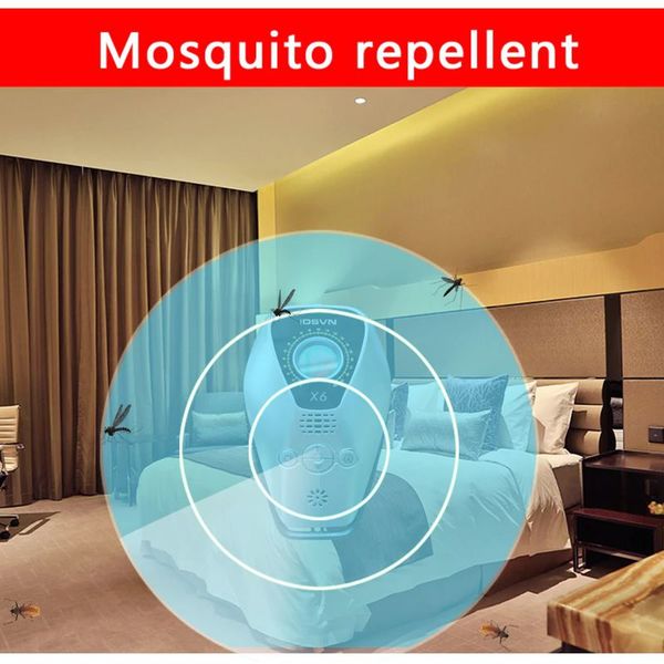 Детектор прихованих камер 4 в 1 багатофункціональний IDSVN X6 з датчиком вібрації, сиреною, відлякувачем комарів і ліхтариком, зображення 6