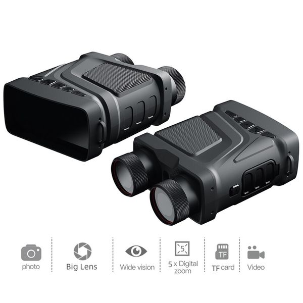 Бінокль нічного бачення ПНБ з дальністю до 200 метрів, 5Х зумом і відео / фото зйомкою Nectronix R12, зображення 6