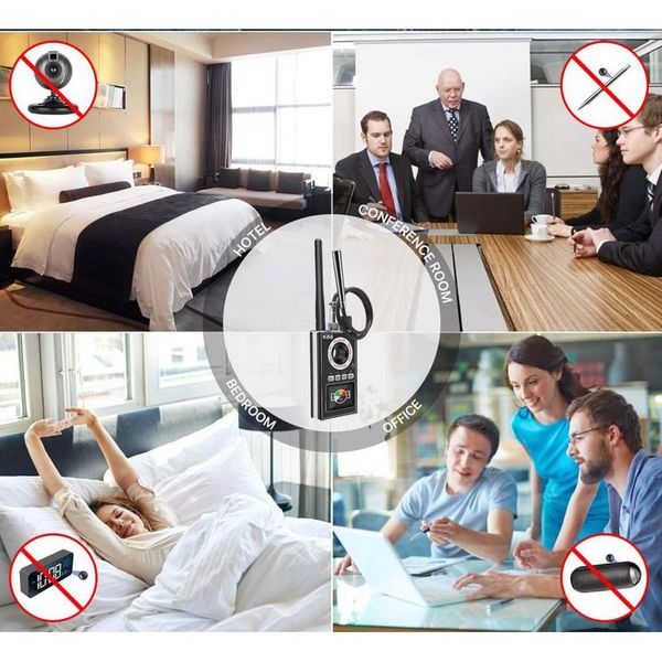 Детектор жучків і прихованих камер, антижучок, індикатор прослушки EVKVO K-88 з функцією пошуку магнітів, зображення 7