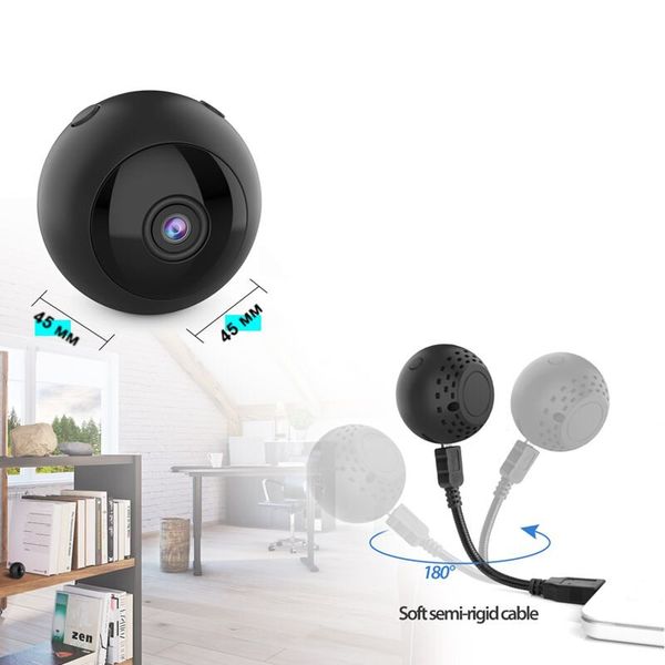 Міні камера wifi Full HD 1080P Wsdcam W8, 2 мегапікселя, батарея на 2 години роботи, зображення 3