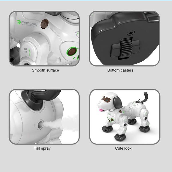 Робот собака іграшка для дітей на радіокеруванні HappyCow Robot Dog 777-602, зображення 3