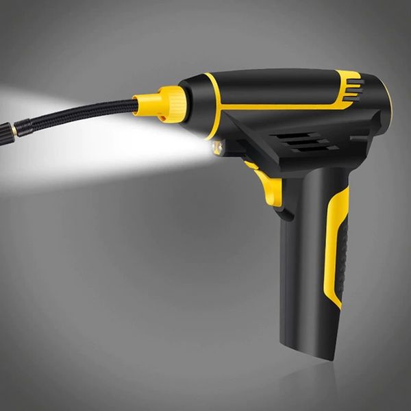 Акумуляторний насос - компресор для авто, мотоциклу, велосипеду Car Air Pump, зображення 6