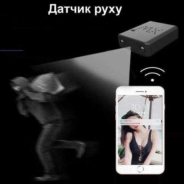 Міні камера wifi - мініатюрний відеореєстратор Nectronix XW WIFI, без акумулятора, зображення 4