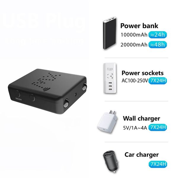 Міні камера wifi - мініатюрний відеореєстратор Nectronix XW WIFI, без акумулятора, зображення 6