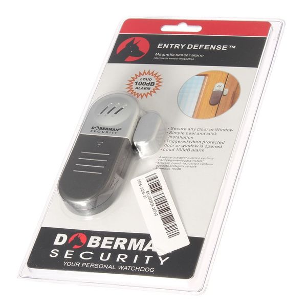 Датчик відкриття з сиреною Doberman Security SE-0109, міні сигналізація на двері або вікно, зображення 6