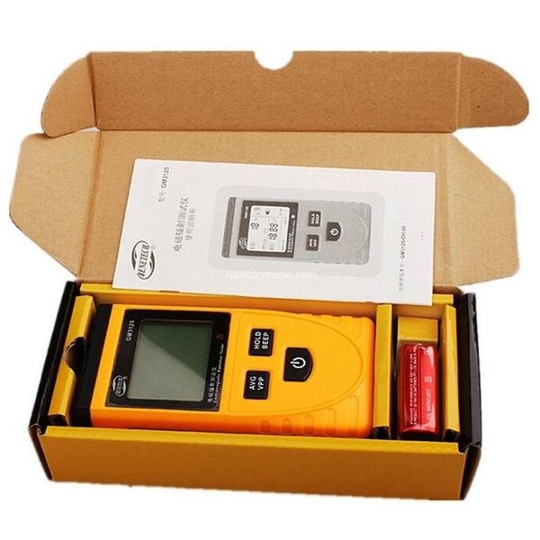 Детектор електромагнітного випромінювання - вимірювач електромагнітного поля KKmoon GM3120, зображення 4