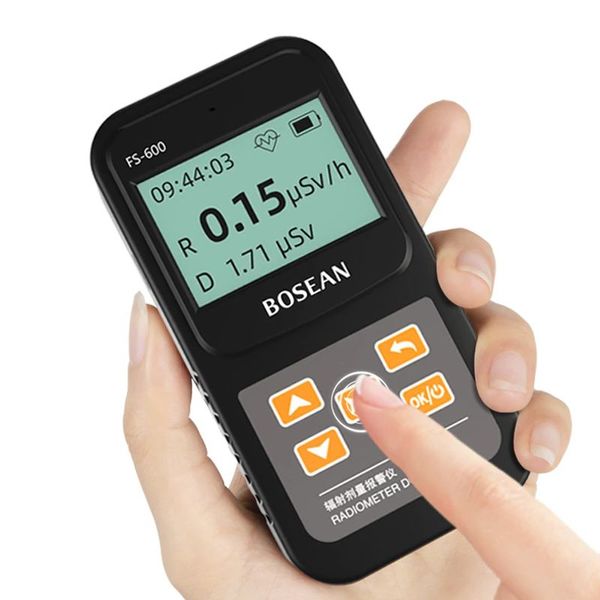Дозиметр радіометр побутовий, лічильник Гейгера - прилад для вимірювання радіації Bosean FS-600, зображення 4