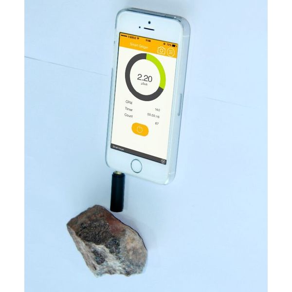 Дозиметр для смартфона FTLAB Smart Geiger FSG-001, для вимірювання радіації предметів (не вимірюються загальний фон), зображення 5
