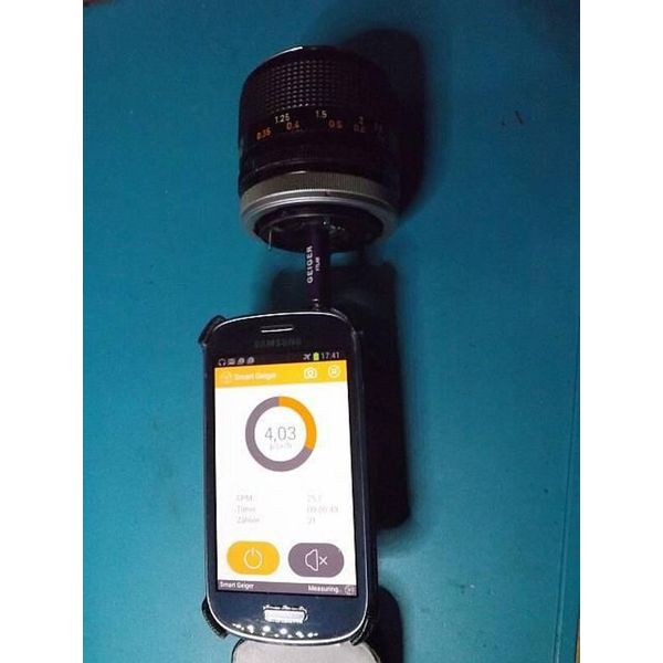 Дозиметр для смартфона FTLAB Smart Geiger FSG-001, для вимірювання радіації предметів (не вимірюються загальний фон), зображення 6