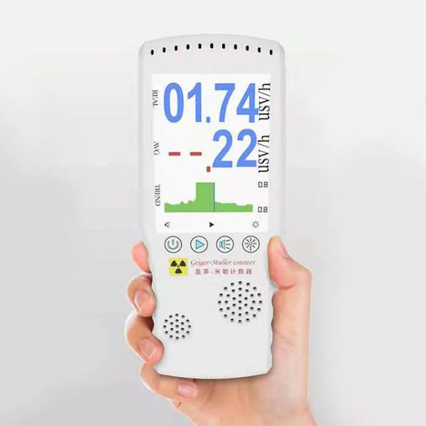 Дозиметр радіації радіометр лічильник гейгера з великим LCD екраном на акумуляторі Meterk Air-02, зображення 4 Дозиметр радіації радіометр лічильник гейгера з великим LCD екраном на акумуляторі Meterk Air-02, зображення 4