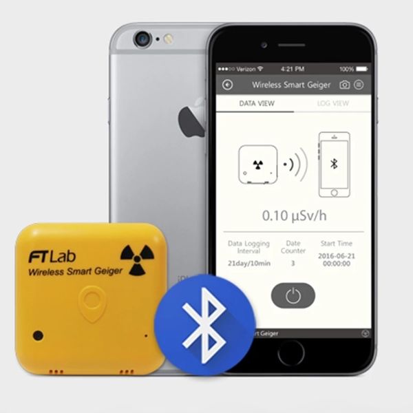 Дозиметр радіації bluetooth для смартфону FTLab BSG-001, вимірює Гамма та рентгенівське випромінення, зображення 2 Дозиметр радіації bluetooth для смартфону FTLab BSG-001, вимірює Гамма та рентгенівське випромінення, зображення 2