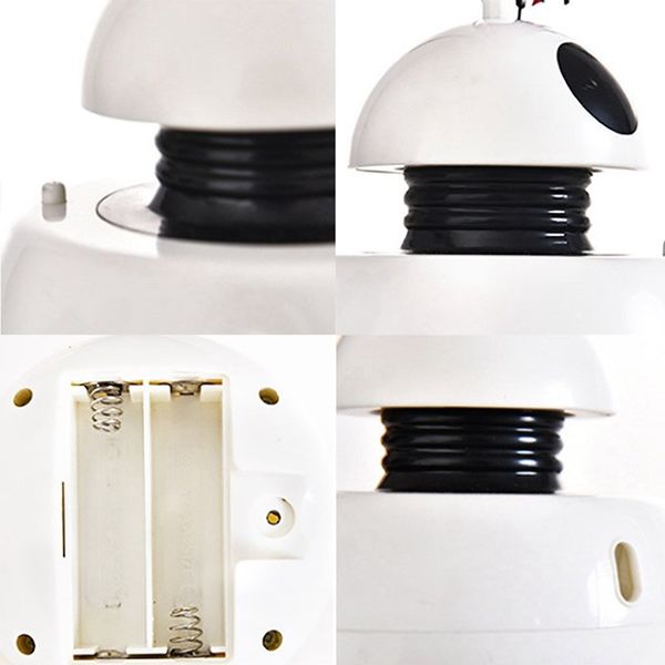 Інтерактивна іграшка для котів Pet Elite Robot-E 3in1, куля - вертушка з лазером і приваблюючим кота звуком, зображення 4