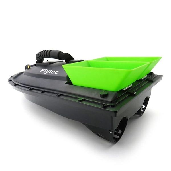 Кораблик для підгодовування риби Flytec HQ2011 на радіоуправлінні, зелена годівниця, зображення 2