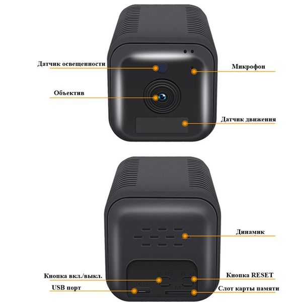 Міні камера wifi бездротова з великим акумулятором 6200 мАг ESCAM G18, FullHD 1080P, датчик руху, зображення 3
