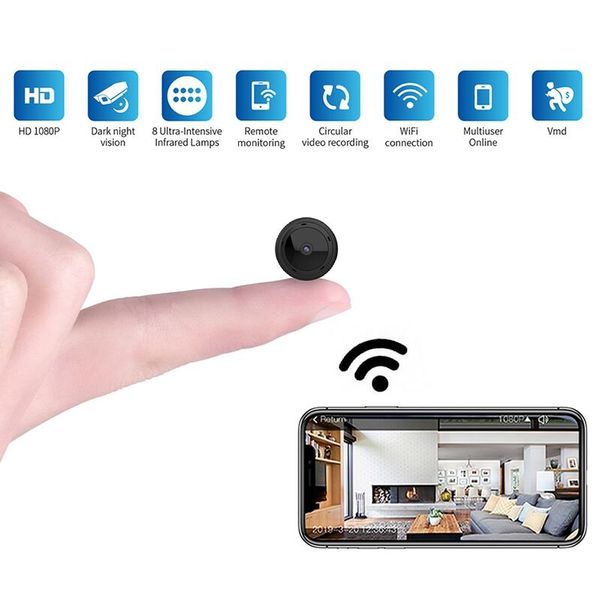 Міні камера wifi бездротова Wsdcam W10, 2 Мп, Full HD 1080P, з акумулятором, зображення 2