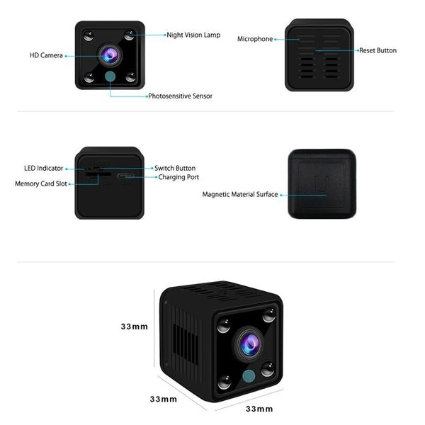 Wifi мини камера беспроводная с записью Zoohi SH09, 2 Мп, HD 1080P, SD карты до 128 Гб, изображение 2 Wifi мини камера беспроводная с записью Zoohi SH09, 2 Мп, HD 1080P, SD карты до 128 Гб, изображение 2