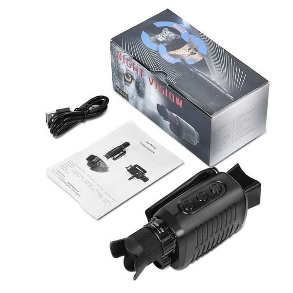 Монокуляр нічного бачення ПНБ Nectronix NVM-300 на акумуляторі, запис, 5Х зум, підсвітка до 200м., зображення 7