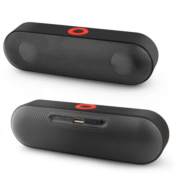 Портативна блютуз колонка NBY-18, підтримка флешок, SD карт, 1200 мАг, чорна, зображення 2