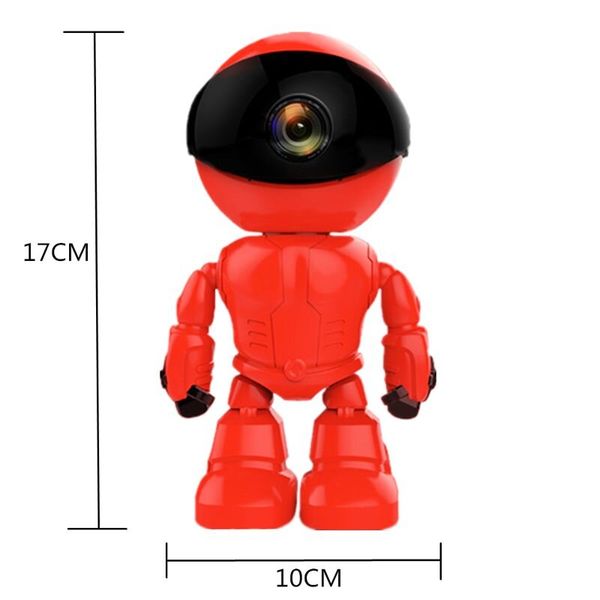 Поворотна камера wifi - робот Zilnk R004, 1.3 Мп, 960P, P2P, Onvif, червона, зображення 7