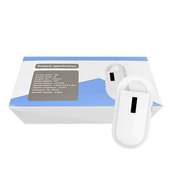 RFID зчитувач чипів капсул ідентифікаторів тварин на частоті 134.2kHz Faread PT-160, білий, зображення 6