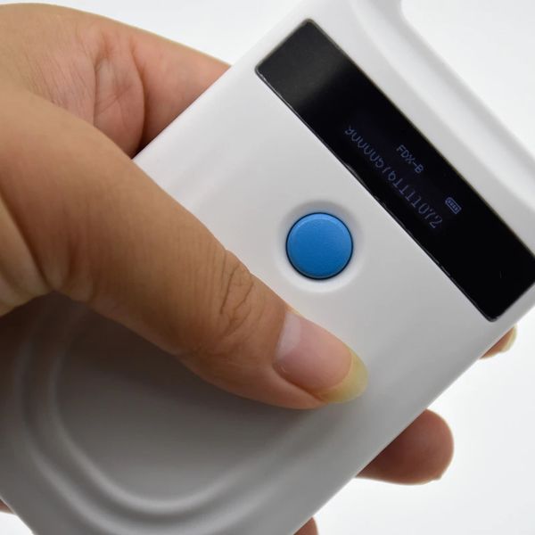 RFID зчитувач чипов міток капсул ідентифікаторів на частоті 134.2/125 kHz Faread PT-180, білий, зображення 5