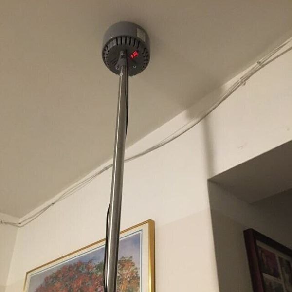 Віброколонка для сусідів зверху і знизу з розпіркою для висоти стелі до 2,8 метра Noise 195 (тільки вібрація), зображення 4