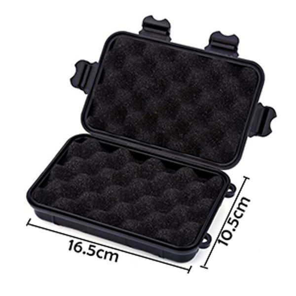 Водонепроникний кейс протиударний 165 х 105 х 50 мм Gymtop W165, чорний, зображення 3