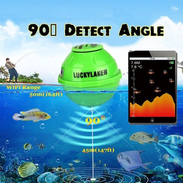 WIFI ехолот Lucky Fish Finder FF-916, Iphone & Android App, зображення 5