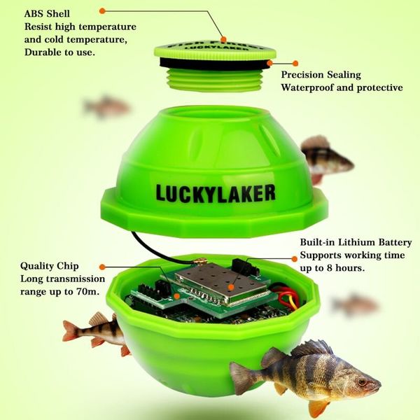 WIFI ехолот Lucky Fish Finder FF-916, Iphone & Android App, зображення 7