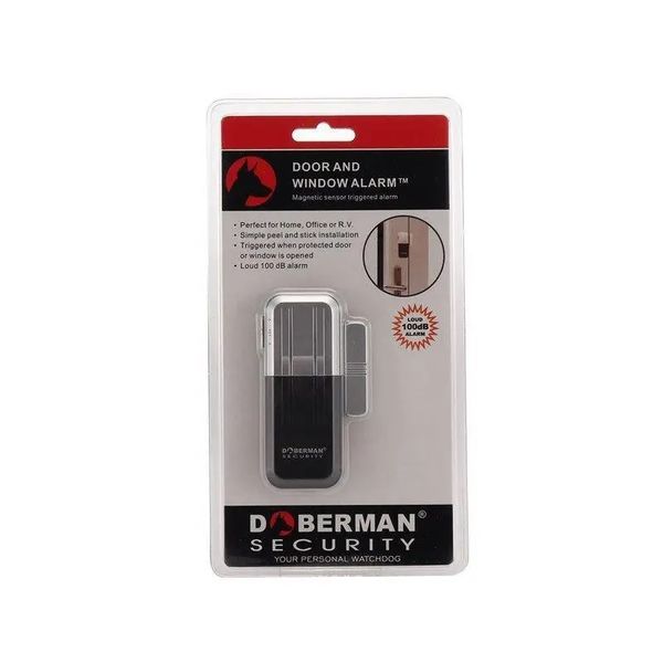 Звукова сигналізація на вхідні двері або вікно Doberman Security SE-0162, датчик відкриття з сиреною, зображення 5