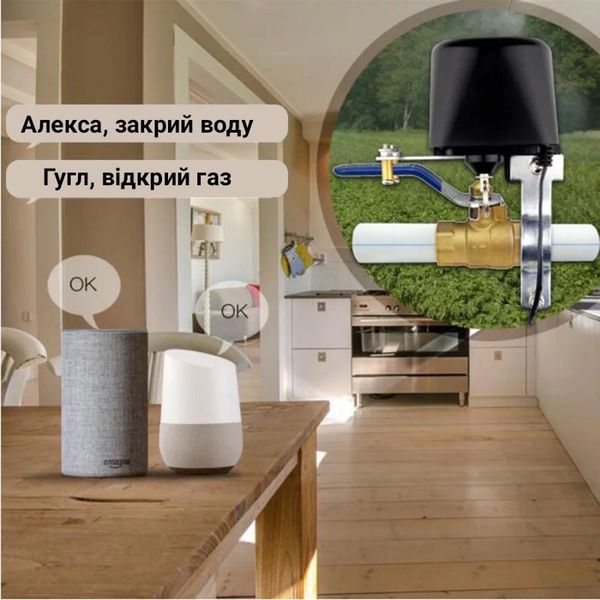 Електропривід шарового крану wifi сервопривід бездротовий 12 вольт для кранів 3/4 дюйма Nectronix CW-20DN, зображення 4