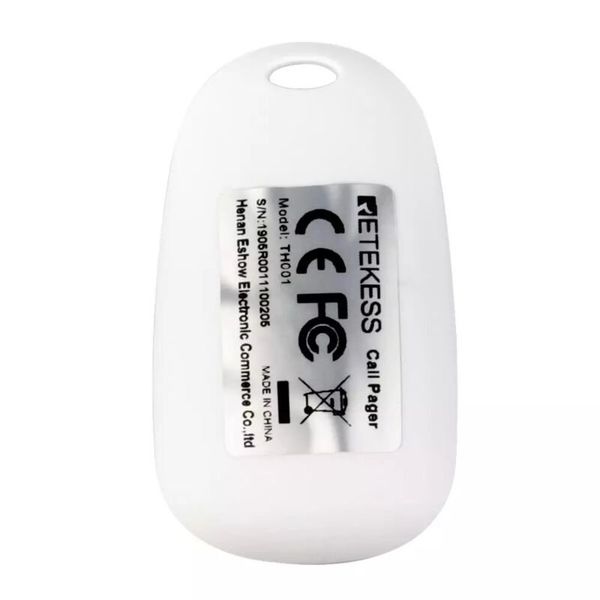 Бездротова кнопка SOS на шию на шнурку Retekess TH001, на частоті 433 мГц, зображення 5