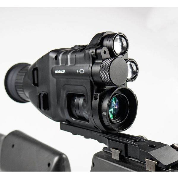 Приціл нічного бачення ПНБ до 400 метрів з кріпленням на оптику та планку Пікатіні Henbaker CY789+, зображення 2