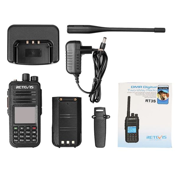 Цифрова рація з шифруванням 2-х діапазонна з аналоговим режимом 5 Ватт Retevis RT3S DMR, зображення 7