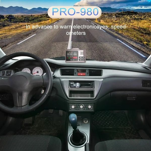 Антирадар сигнатурний з 2.4 "дисплеєм GPS радар-детектор з озвученням Karadar PRO-980 Signature, зображення 7