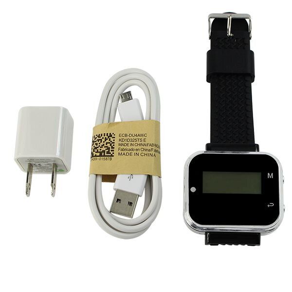 Бездротова система виклику офіціанта з 10 кнопками і годинами - пейджером Tivdio F3300, білі кнопки, зображення 7