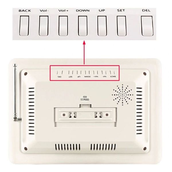 Система виклику офіціанта бездротова з LCD дисплеєм - оповісником Retekess T114 + 10 кнопок, зображення 3